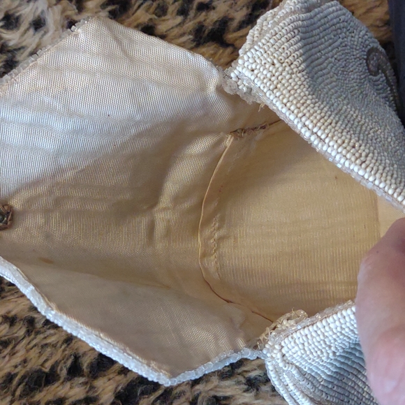 Vintage Seed Bead Purse - Picture 4 of 6